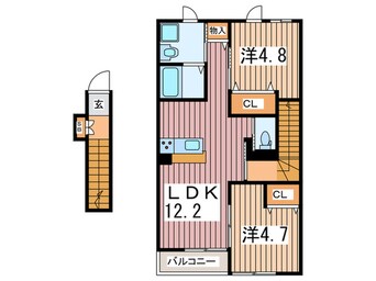 間取図 パインハースト壱番館