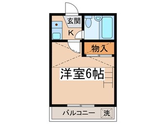 間取図 ベルエアー高幡不動