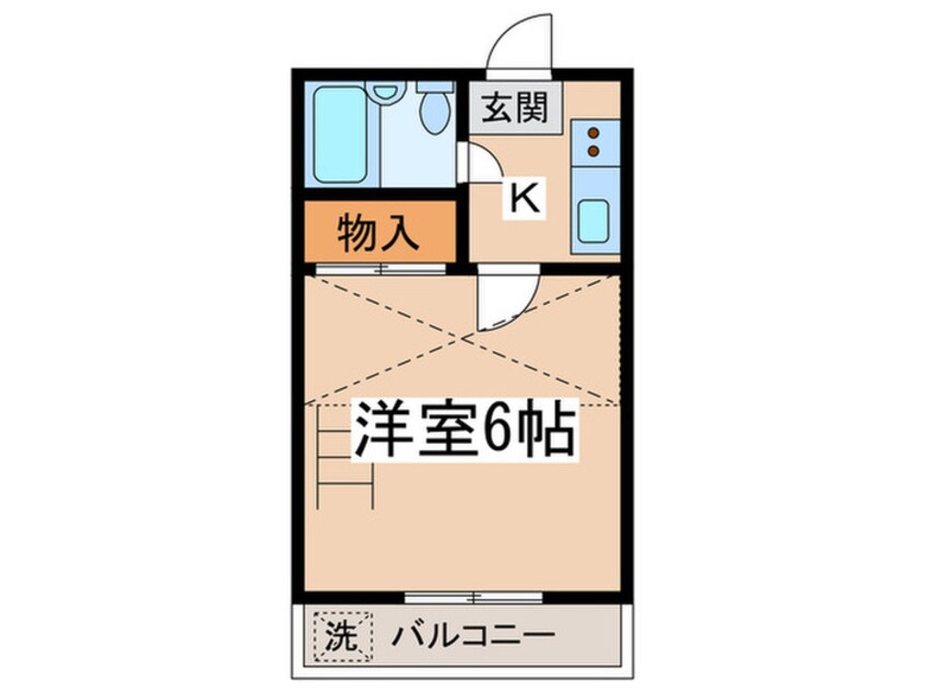 間取図 ベルエアー高幡不動