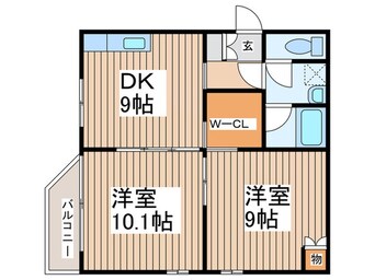 間取図 ピッコロイソーラ