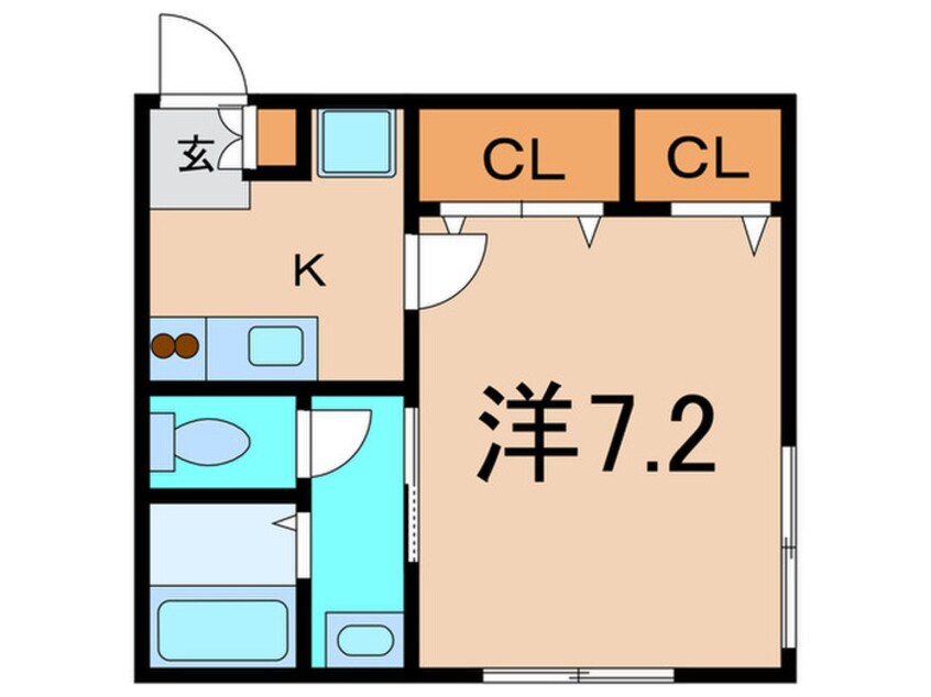 間取図 フォレスト・クラ－ジュ