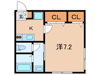 間取図 フォレスト・クラ－ジュ