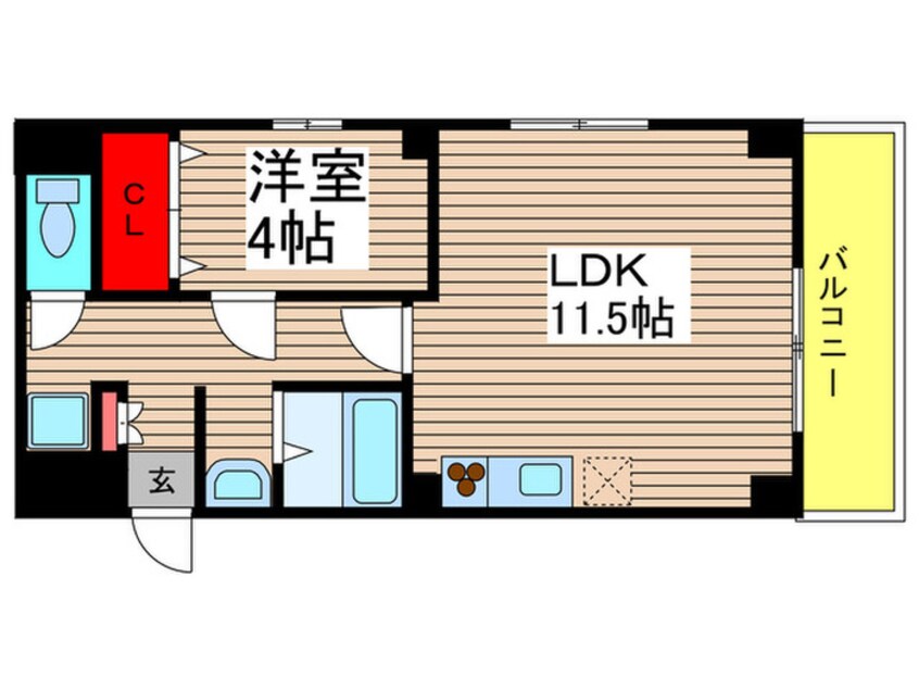 間取図 ＭＳパラッゾ