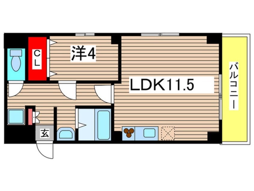 間取図 ＭＳパラッゾ