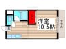 ドミュール行徳 1Rの間取り