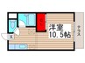 ドミュール行徳 1Rの間取り