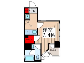 間取図 パークプレミア門前仲町