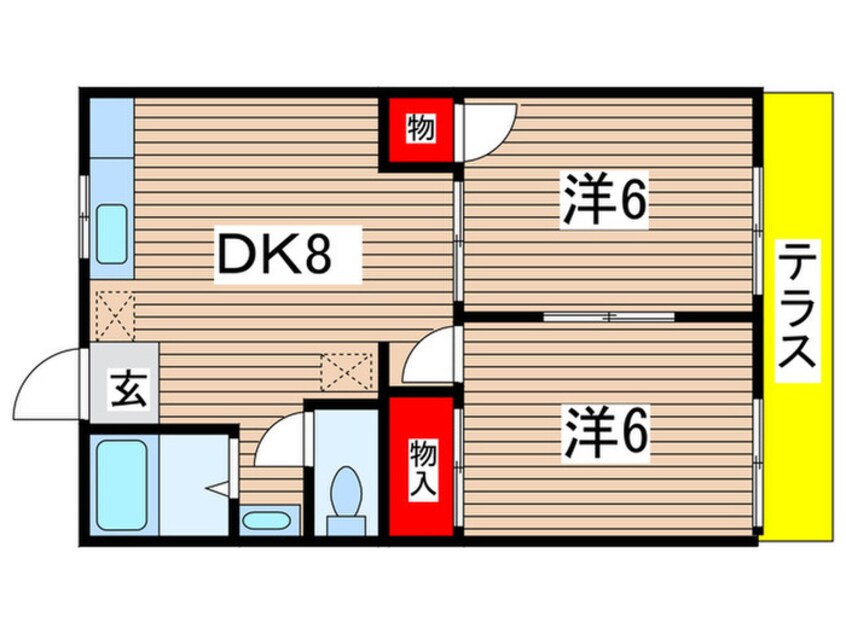 間取図 フレグランス大塚