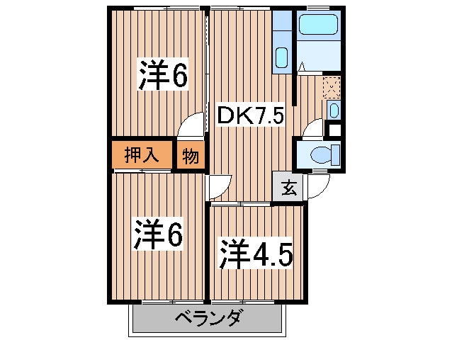 間取り図 ハウスなでしこ