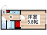 CASAR千住大橋 1Kの間取り