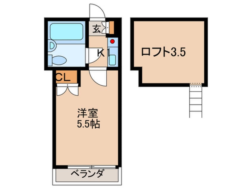 間取図 スカイピア徳丸
