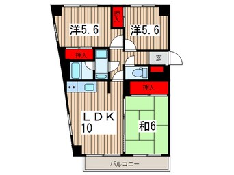 間取図 メーゾン狭山ヶ丘