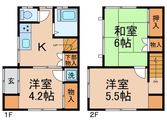 間取図 西小松川町戸建