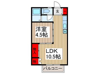 間取図 ＹＳハイツ ２