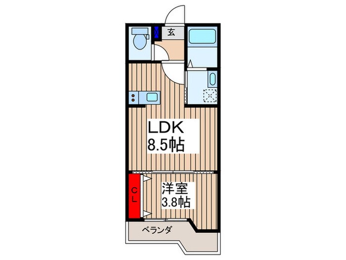 間取り図 仮）新河岸共同住宅
