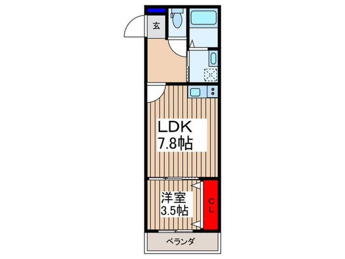 間取り図 仮）新河岸共同住宅