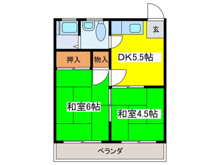 間取図 第三御殿山荘