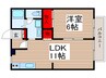 メゾン・ド・ソレイユＣ棟 1LDKの間取り