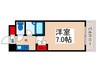 北栄エクセルマンション 1Kの間取り