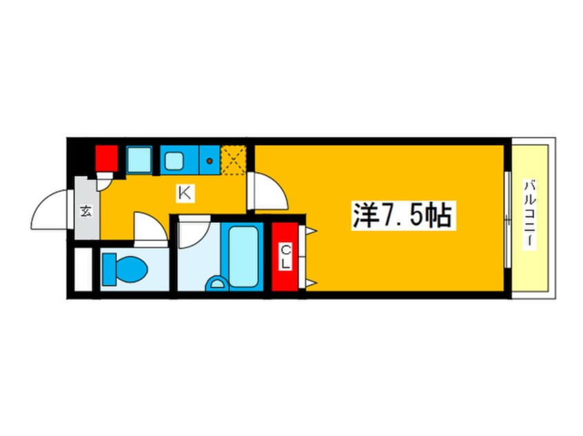 間取図 北栄エクセルマンション