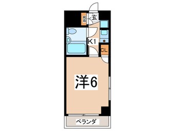 間取図 クリオ山手弐番館(206)