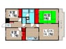 市川東レジデンス 3LDKの間取り