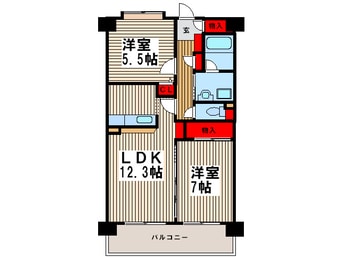 間取図 プリーザメント鳩ケ谷