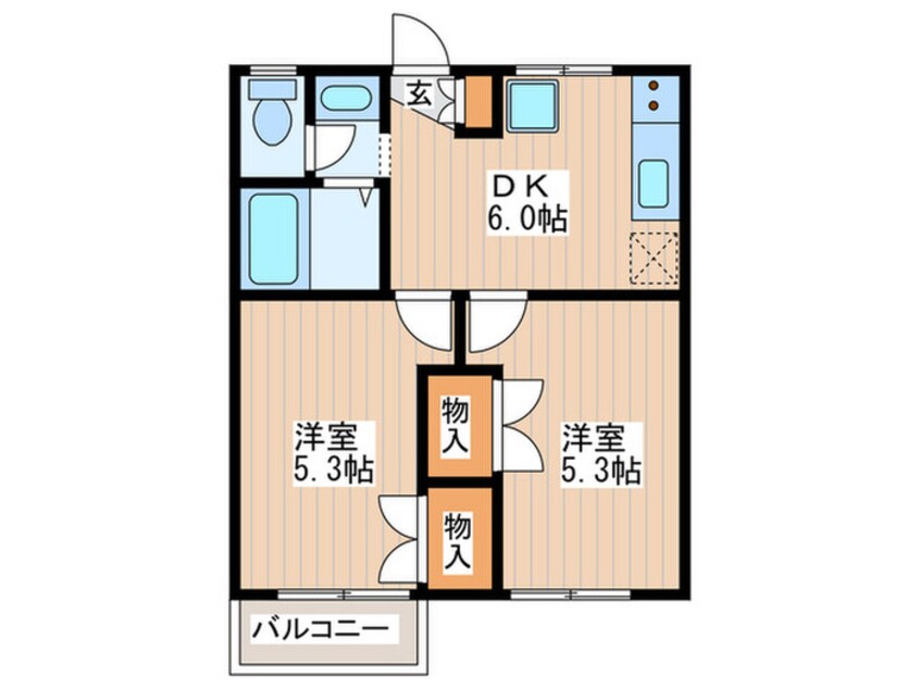 間取図 シャレ－渋谷