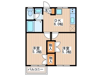 間取図 シャレ－渋谷