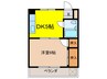 トミタハイツ 1DKの間取り