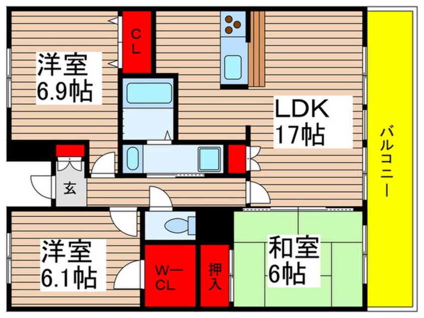 間取図 Ｅｘｅｌｓｉｏｒ
