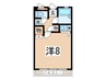 Ｌe　Grand　Ｉ 1Rの間取り