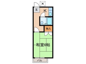 間取図 コ－ポ田中