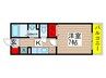 クラール・シーズンⅡ 1Kの間取り