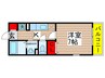 クラール・シーズンⅡ 1Kの間取り