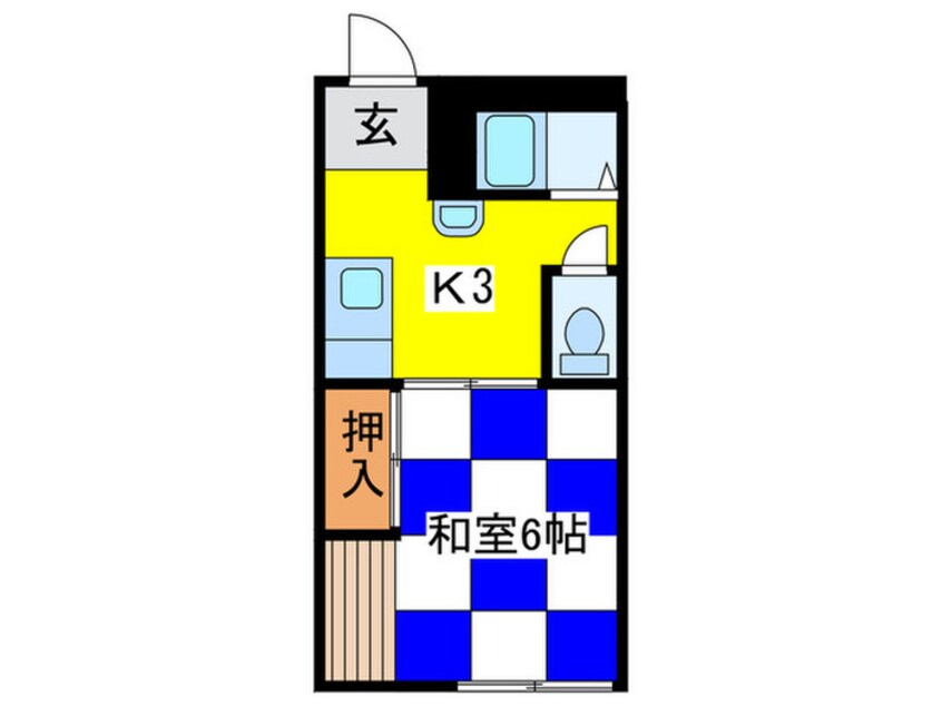 間取図 グリーンコーポＢ