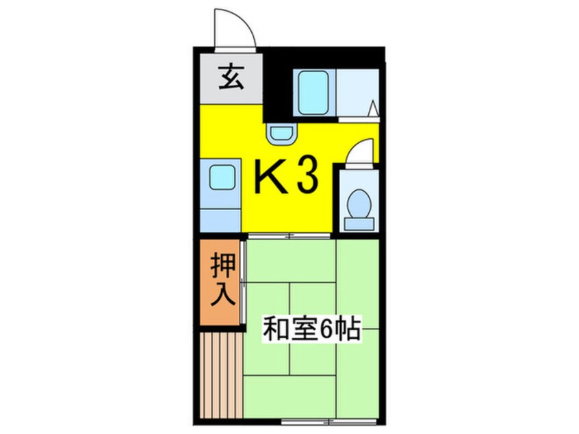 間取図 グリーンコーポＢ