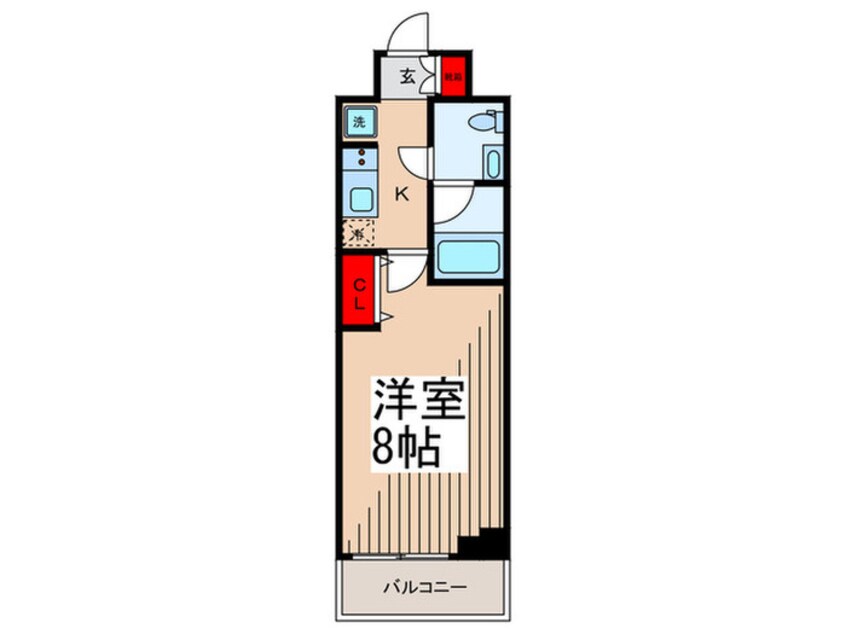 間取図 HY s crecer 清澄白河(211)