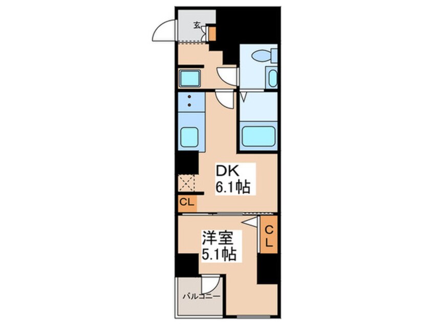 間取図 東神田プレイス