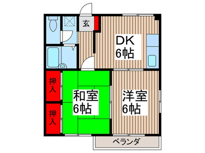 間取り図 サンハイム福井