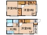 斎藤コ－ポ戸ヶ崎 3Kの間取り