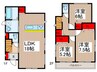 入間市上藤沢　3LDK　ペット可　 3LDKの間取り