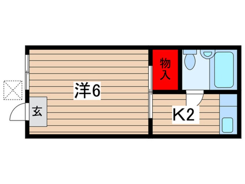 間取図 トウメイコ－ポ