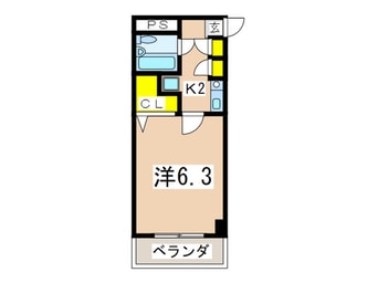 間取図 日神ﾊﾟﾚｽ吉野町（３１２）