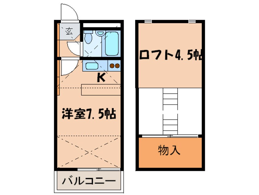 間取図 ビレッジアップ梶ヶ谷