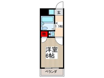 間取図 シティプラザ大宮三橋（207）