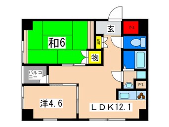 間取図 ナヴィール北久里浜