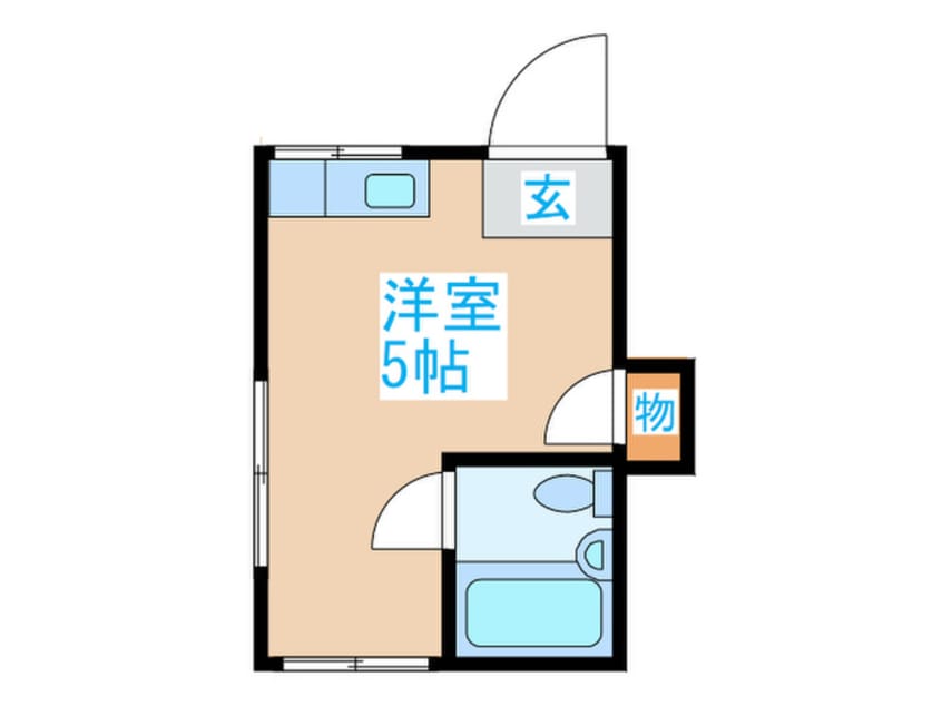 間取図 クロノス東中野West