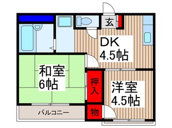 間取図 シティ秋桜
