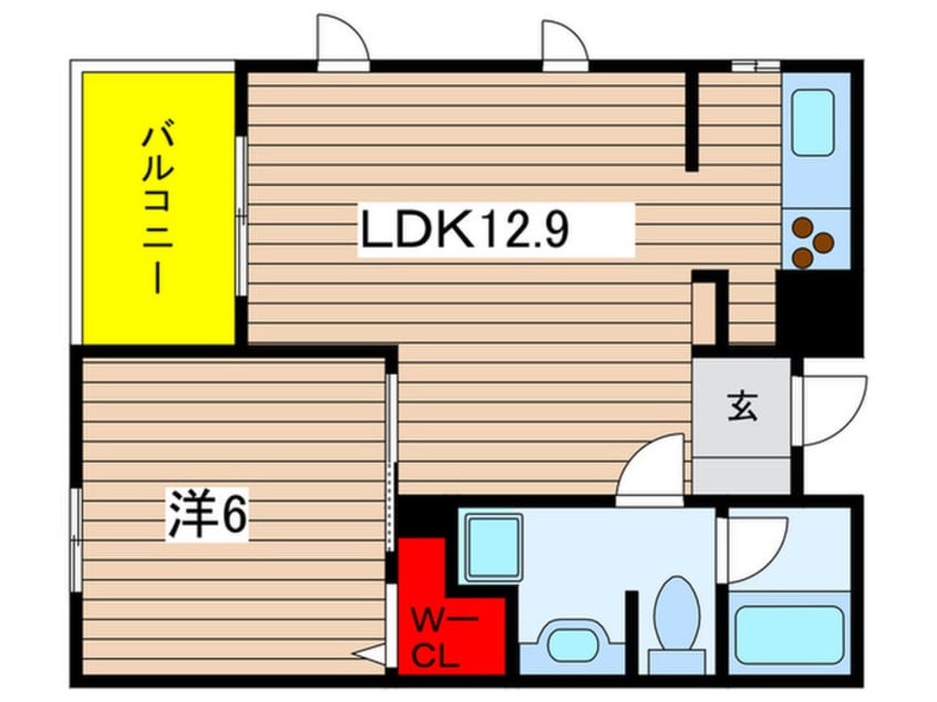 間取図 ピアッツァ　デル　キーナ